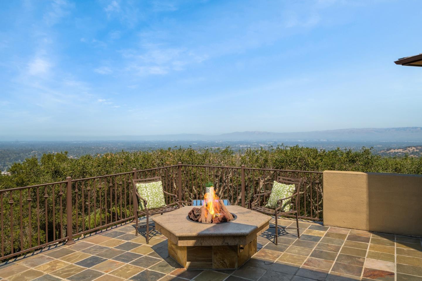 1795 Foster Road Los Gatos, CA 95030 - Photo 12 of 56 a view of a terrace with couches and wooden floor