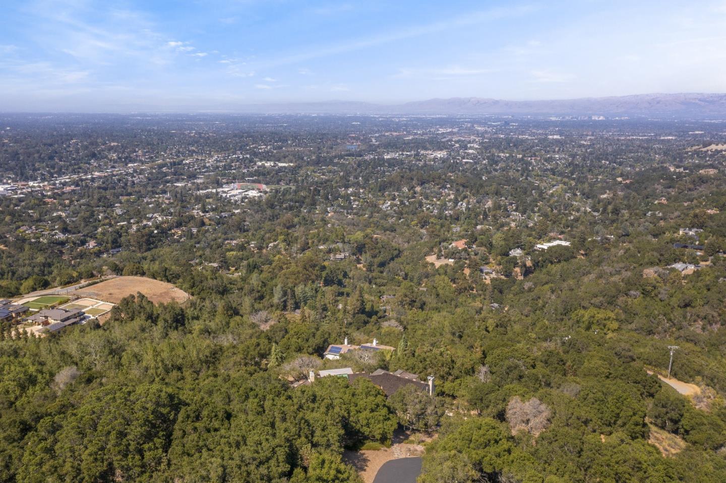 1795 Foster Road Los Gatos, CA 95030 - Photo 56 of 56 an aerial view of house with yard and mountain view in back