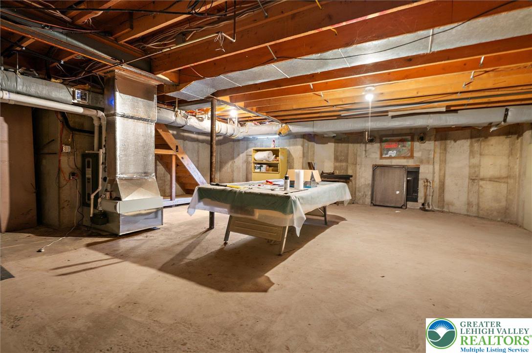 7112 Country Spring Road New Tripoli, PA 18066 - Photo 31 of 46 Basement unfinished with fireplace