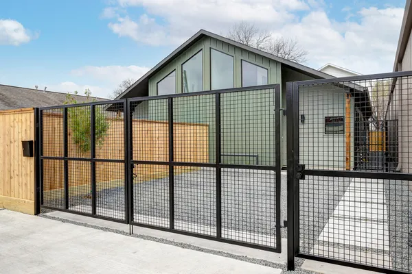 a house with a outdoor space