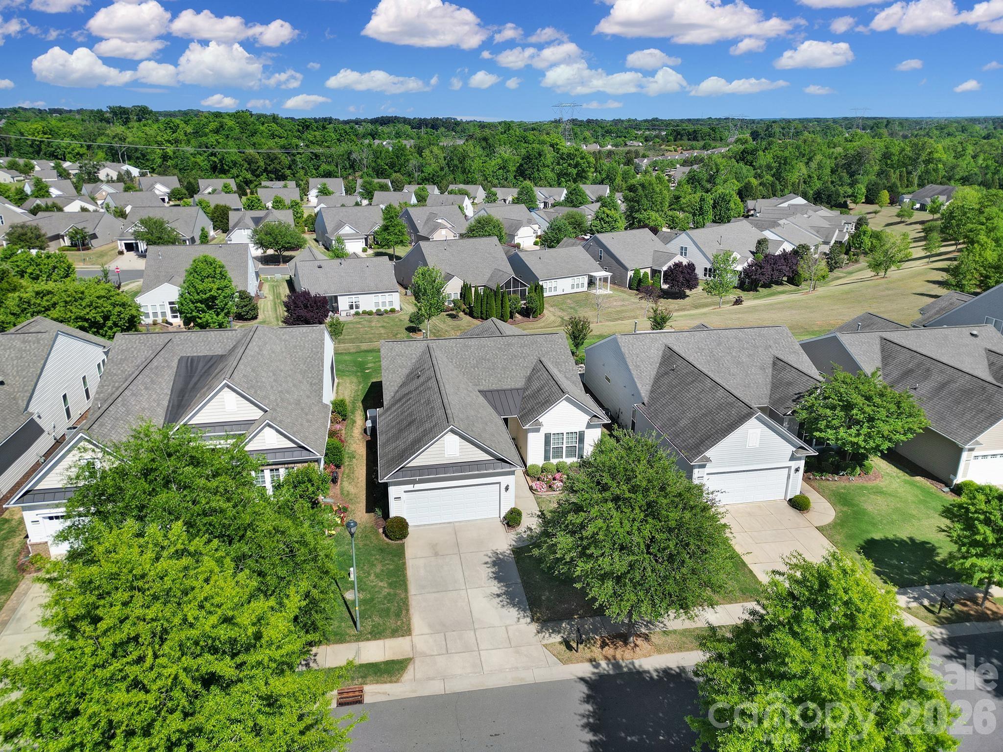 8080 Pawleys Court Fort Mill, SC 29707 - Photo 32 of 44 an aerial view of residential houses with outdoor space and street view
