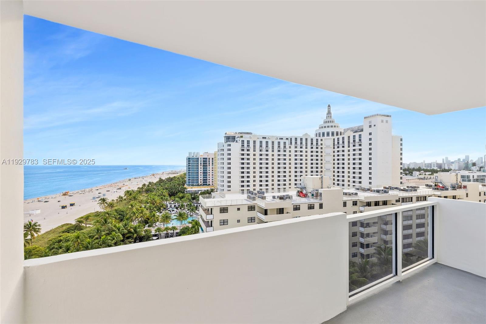 100 Lincoln Road, Unit 1444 Miami Beach, FL 33139 - Photo 2 of 38 a view of a balcony with an outdoor space