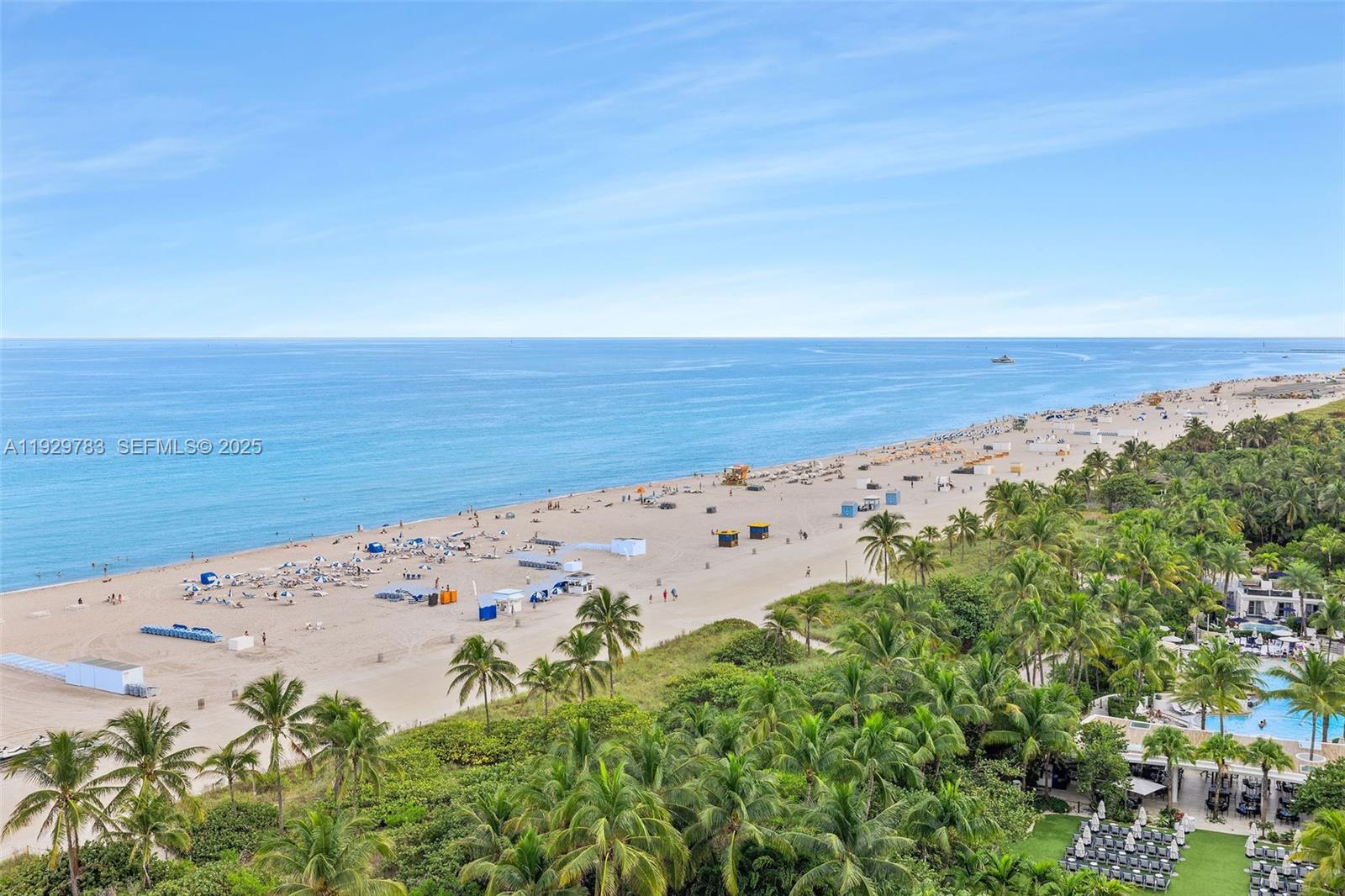 100 Lincoln Road, Unit 1444 Miami Beach, FL 33139 - Photo 6 of 38 an aerial view of beach and ocean