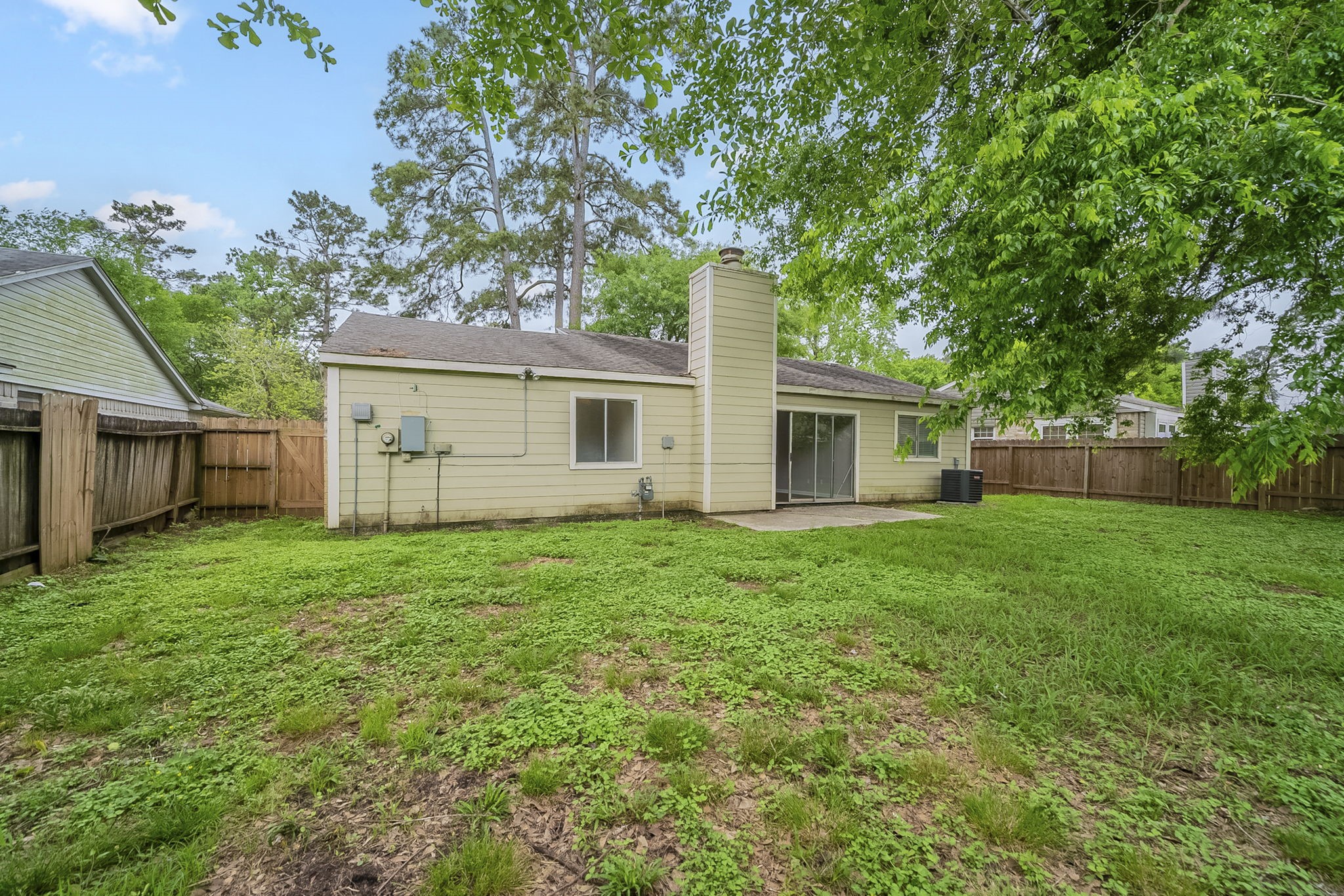 4127 Adonis Drive Spring, TX 77373 - Photo 19 of 20 a view of a house with backyard and garden