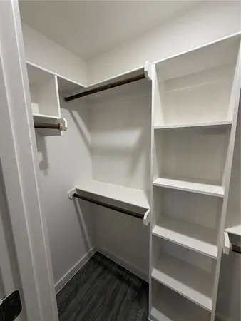a area with closet