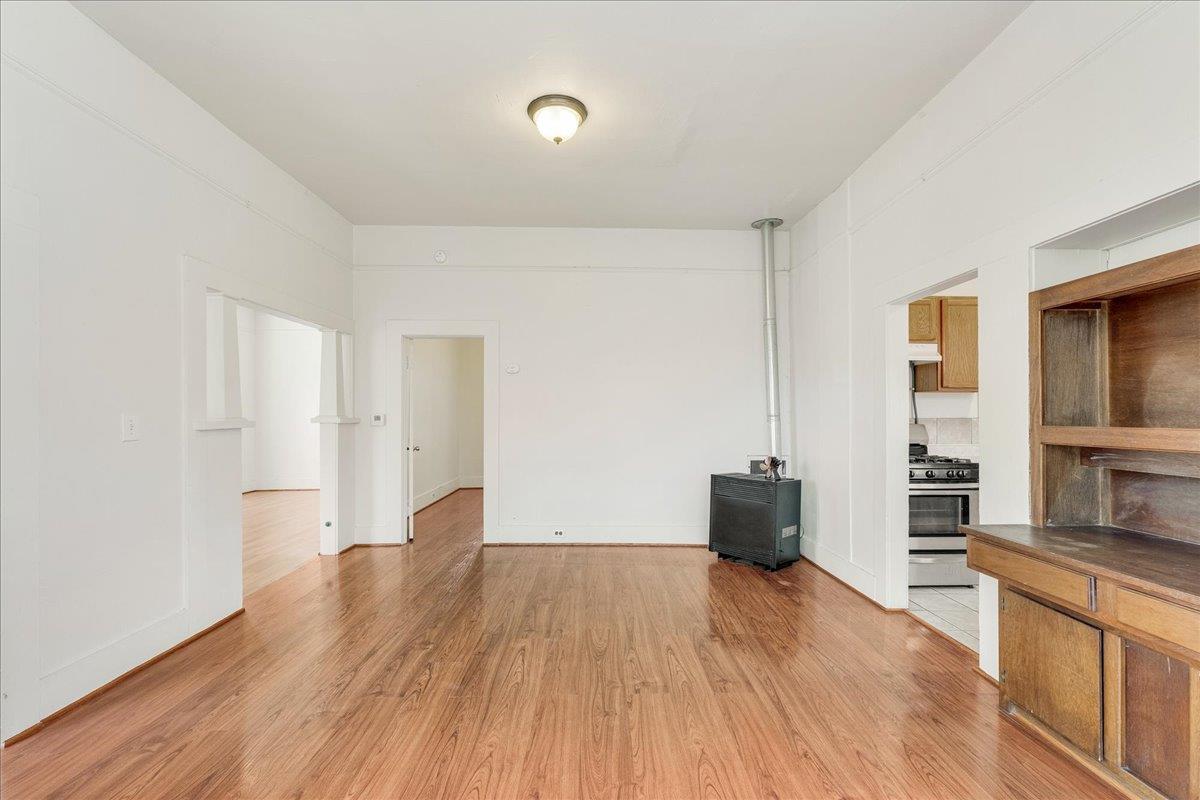 113 Fairbanks Street Santa Cruz, CA 95060 - Photo 13 of 27 a view of a living room hardwood and a kitchen