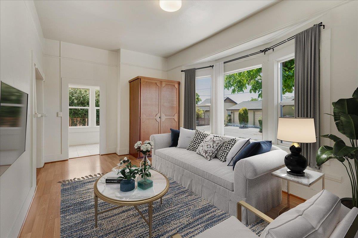 113 Fairbanks Street Santa Cruz, CA 95060 - Photo 4 of 27 a living room with furniture and a large window