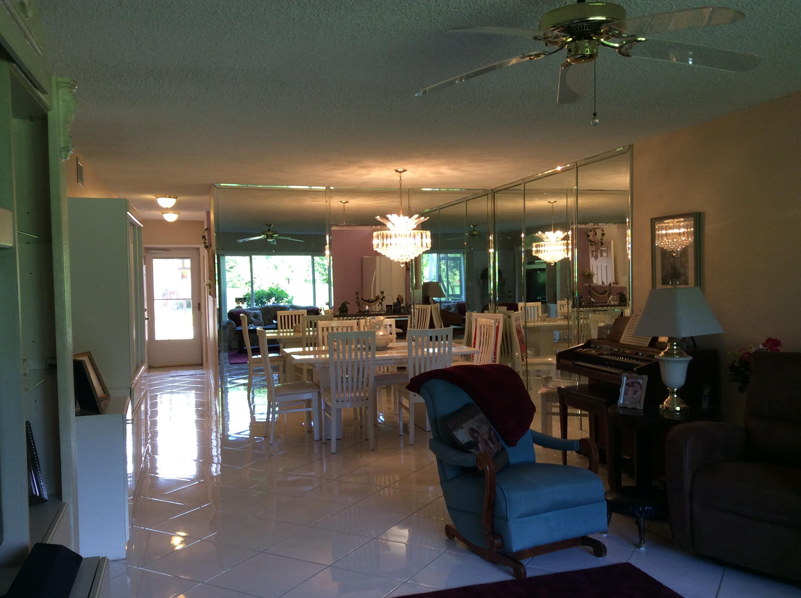 9095 Flynn Circle, Unit 3 Boca Raton, FL 33496 - Photo 8 of 21 Living Room/Dining Room