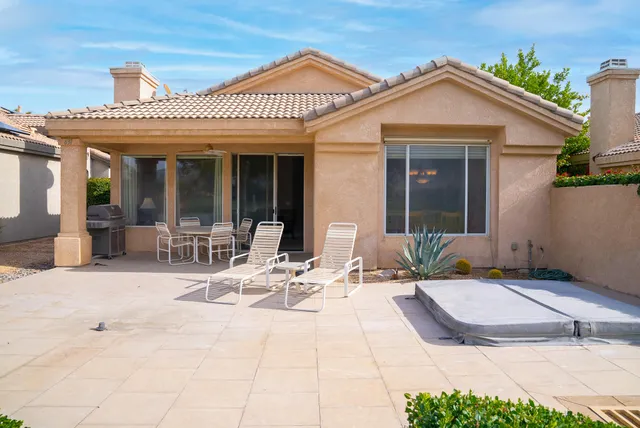 a view of the house with patio