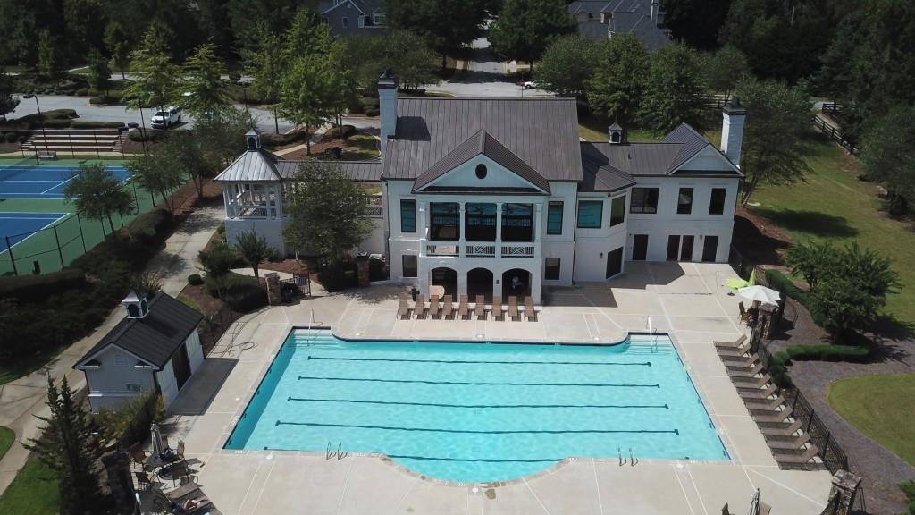 247 Hampton Terrace Dallas, GA 30157 - Photo 26 of 29 an aerial view of a house