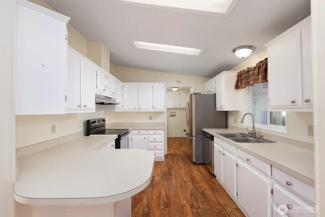 a view of an empty room