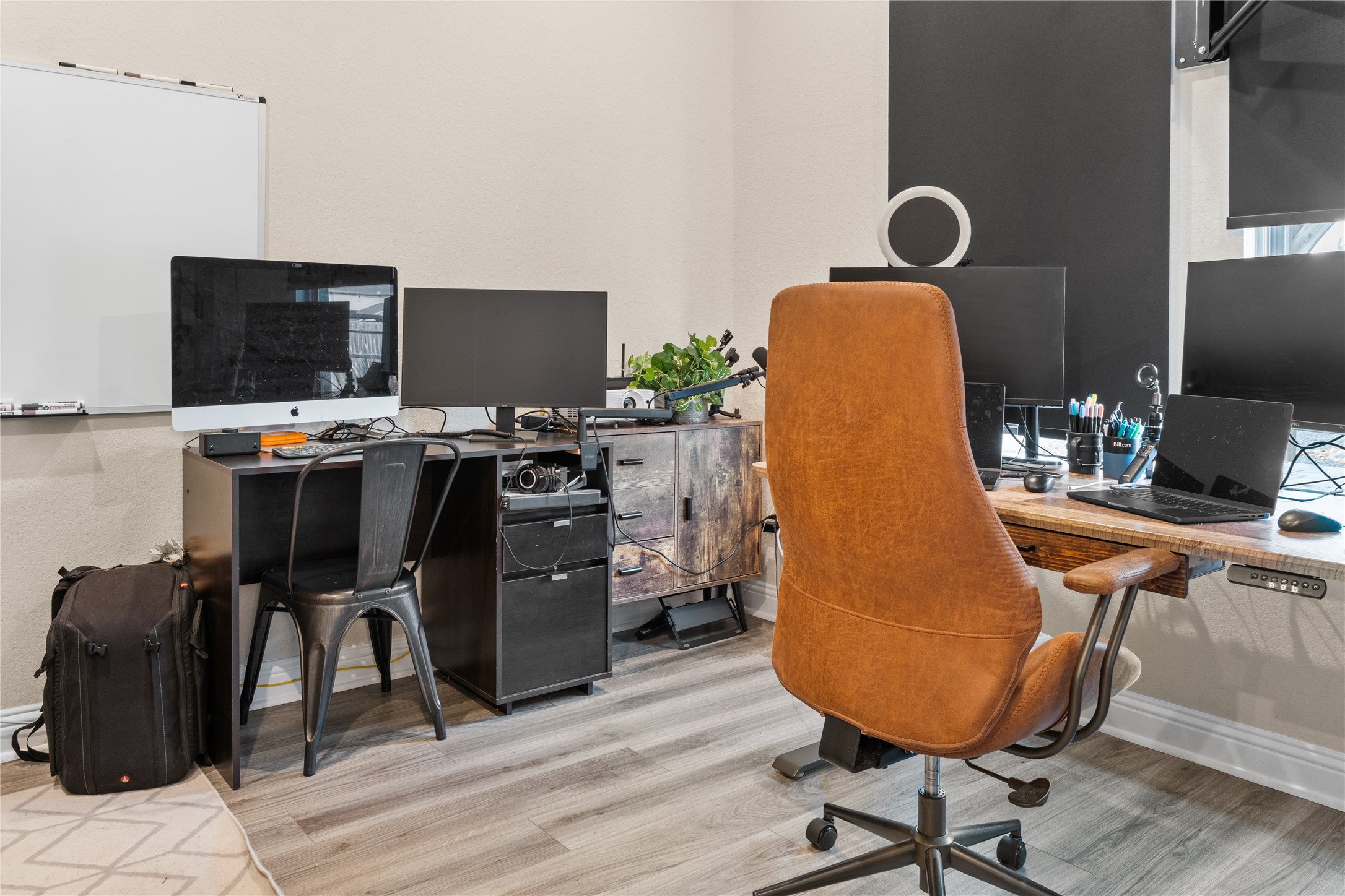 7518 Windsong Bend Road Spring, TX 77379 - Photo 13 of 49 a view of a workspace with furniture and wooden floor