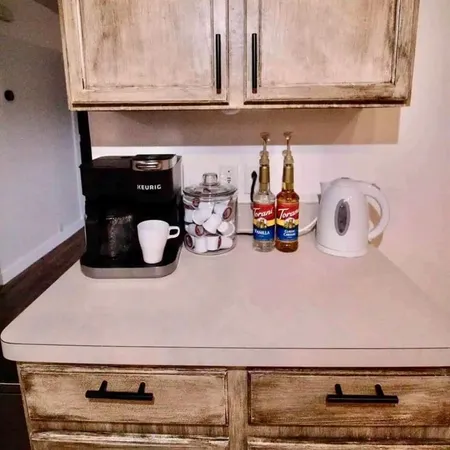 a close view of dining table