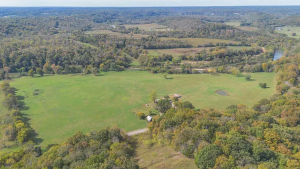 a view of a lake with a mountain and trees