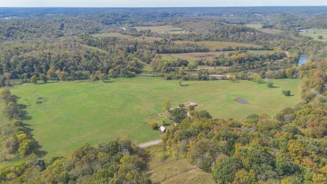 a view of a lake with a mountain and trees