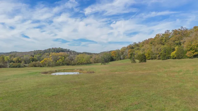 a view of an outdoor space and mountain view