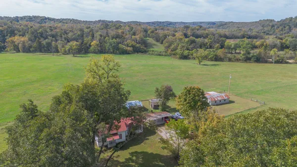 a view of a lake with a mountain