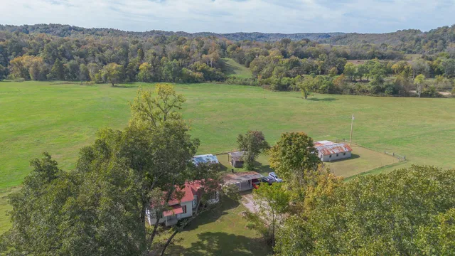 a view of a lake with a mountain