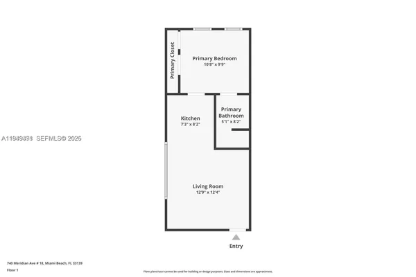 $1,800 | 740 Meridian Avenue, Unit 18, Miami Beach, FL 33139