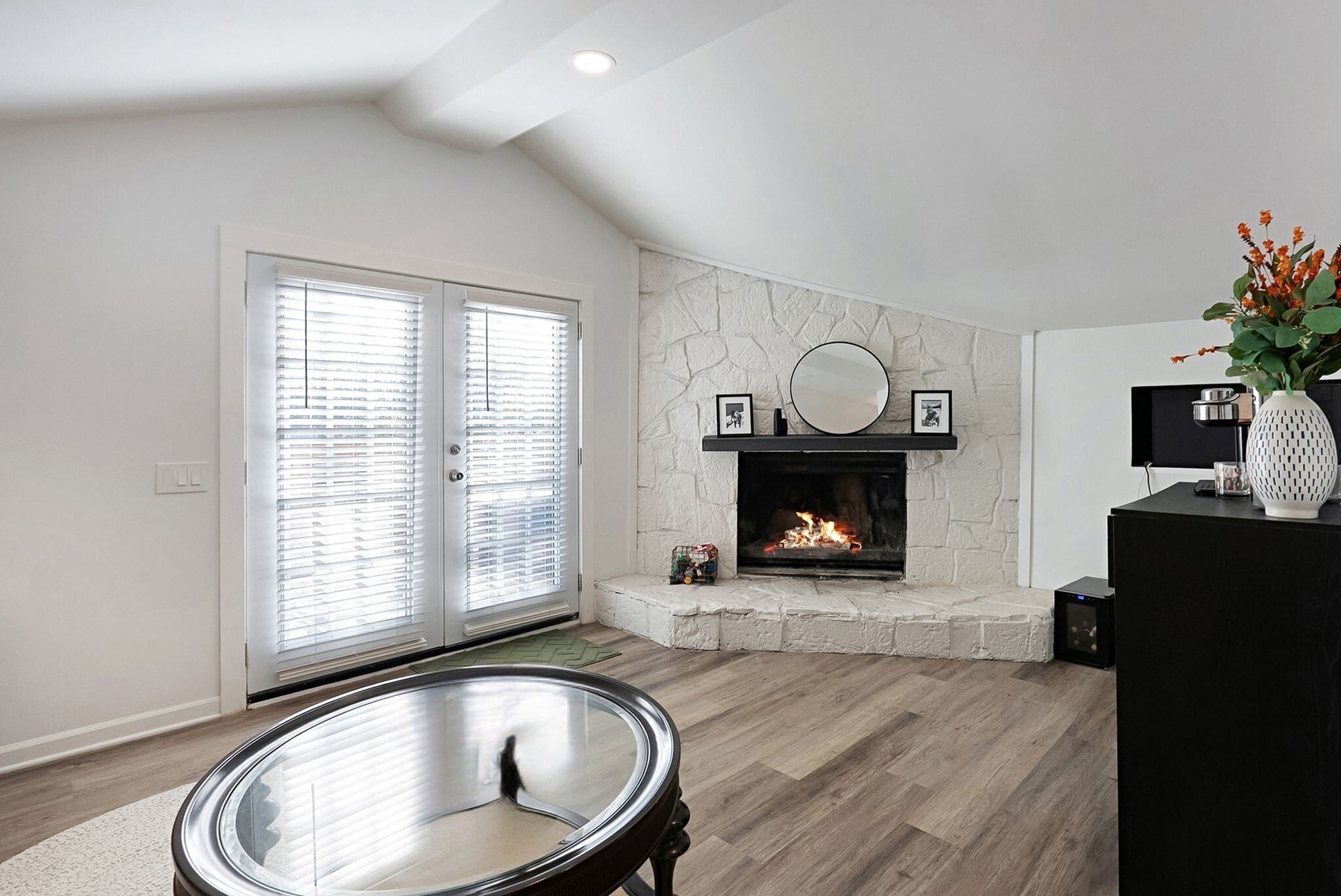 302 Dupont Avenue Madison, TN 37115 - Photo 23 of 36 a living room with furniture and a fireplace