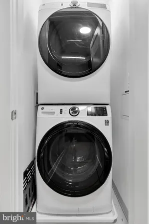 a utility room with washer and dryer