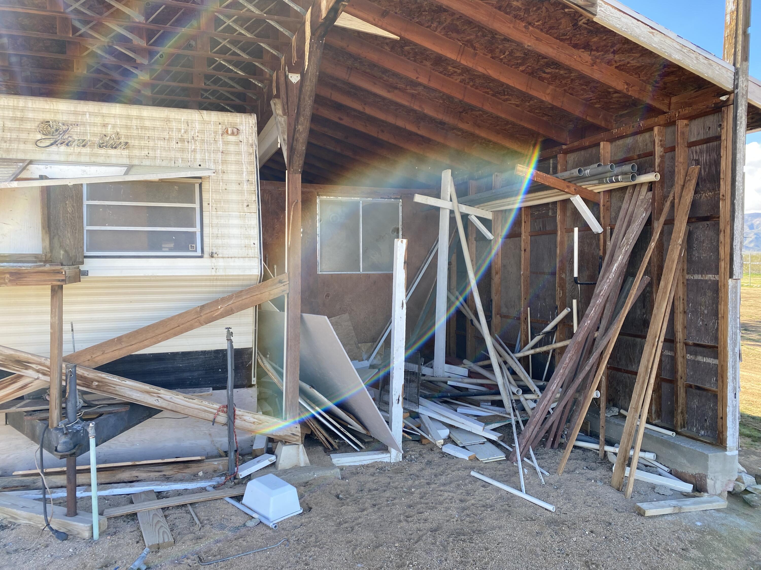 52020 Joshua Tree Road Johnson Valley, CA 92285 - Photo 39 of 48 a view of a room with wooden floor
