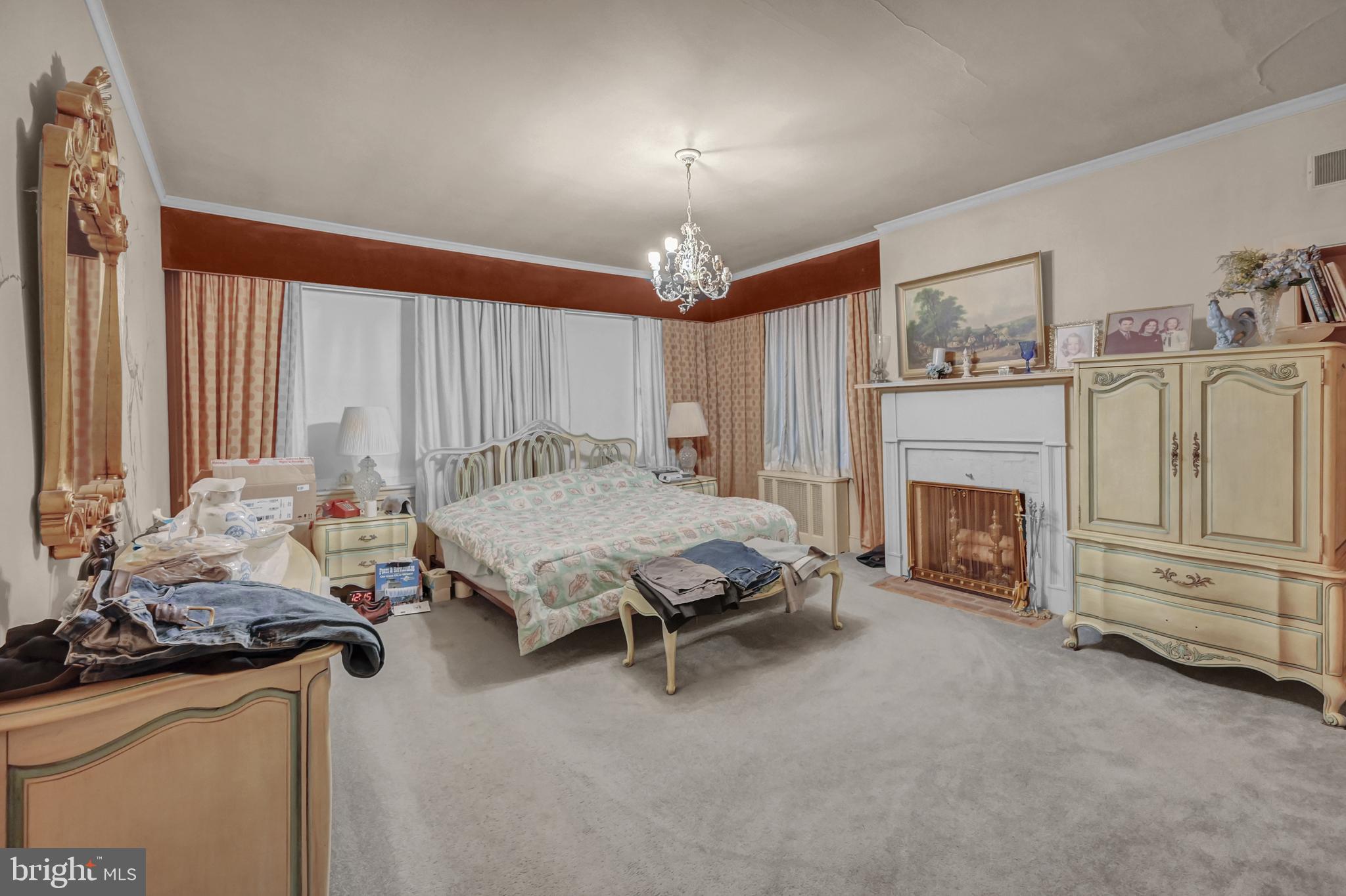 225 Moul Avenue Hanover, PA 17331 - Photo 26 of 81 a spacious bedroom with bed and a fireplace