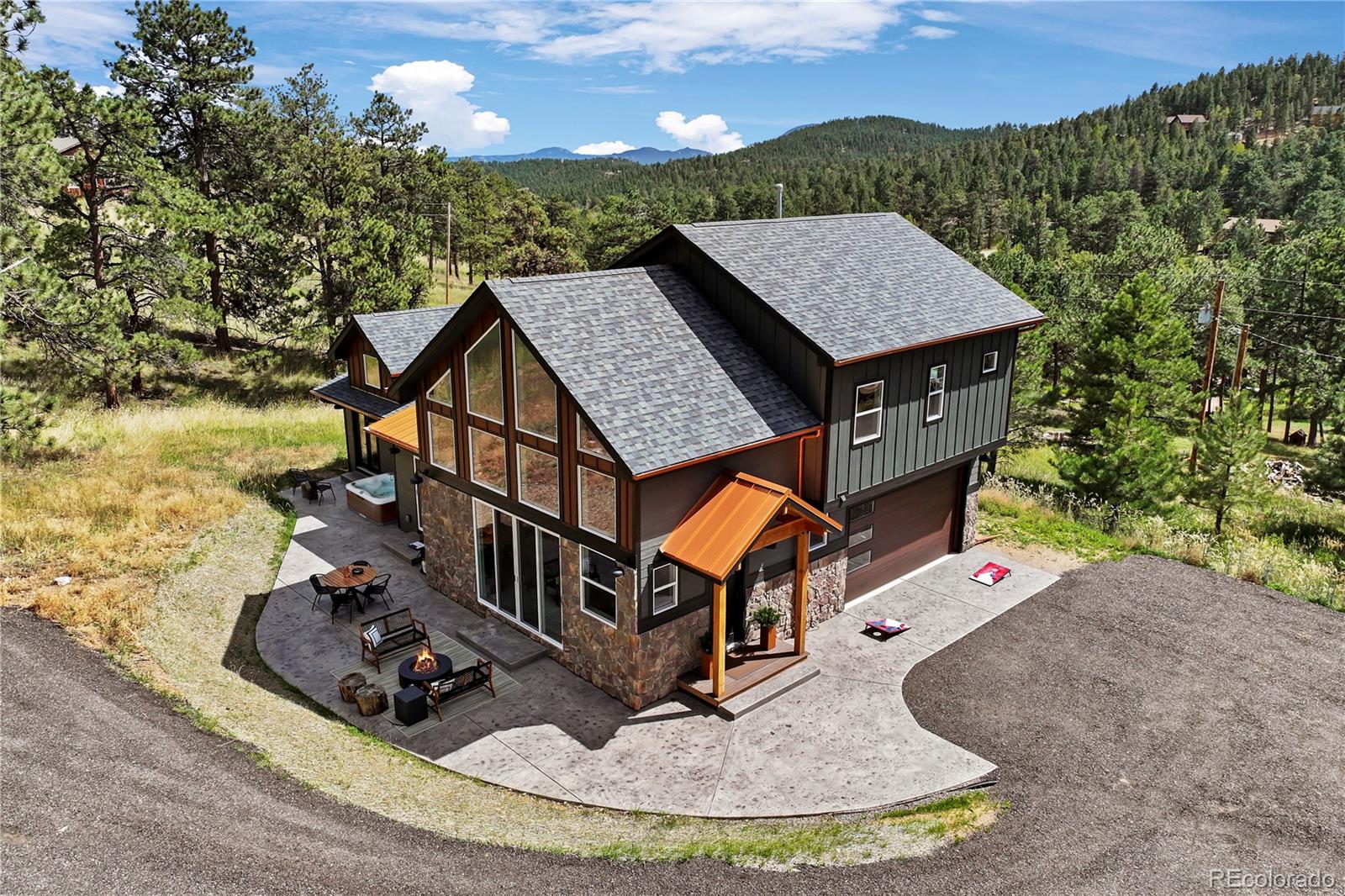 518 Conifer Drive Bailey, CO 80421 - Photo 2 of 50 an aerial view of a house with a yard