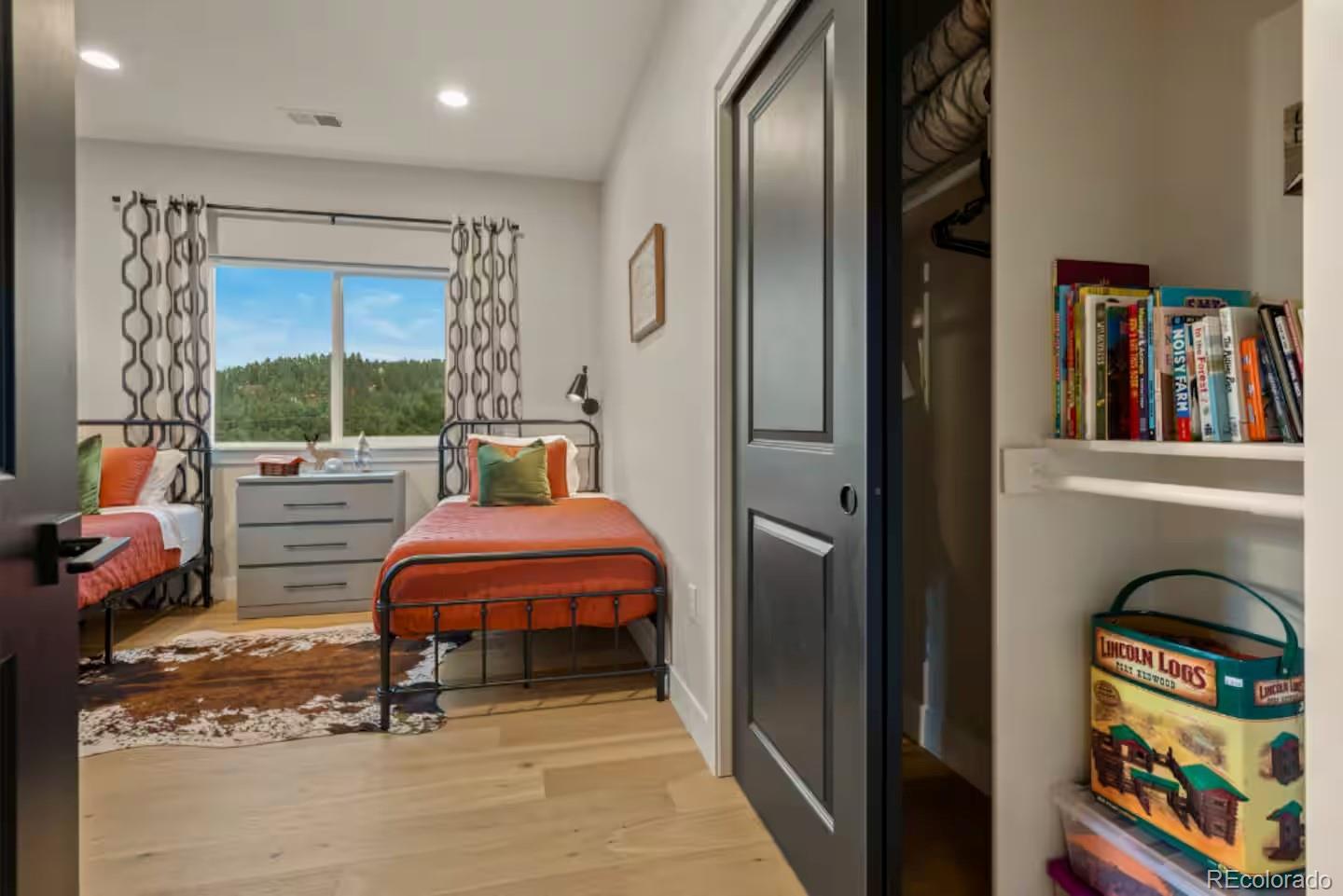 518 Conifer Drive Bailey, CO 80421 - Photo 37 of 50 a living room with furniture a rug and a window