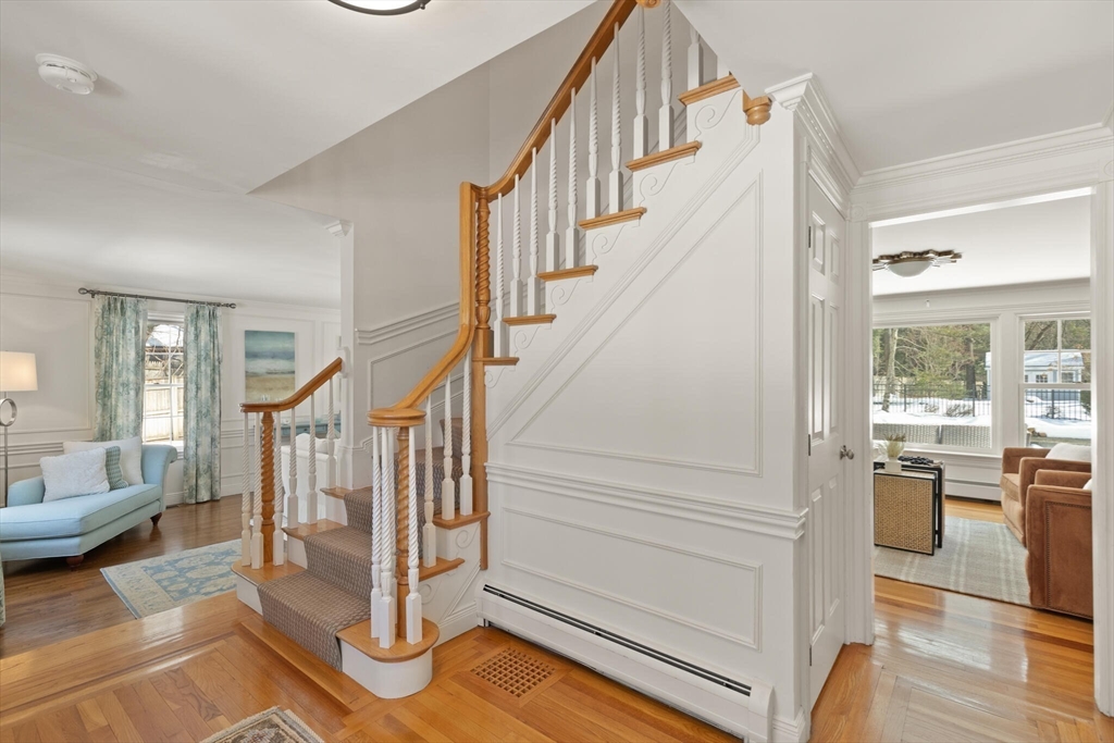 30 Underhill Road Lynnfield, MA 01940 - Photo 22 of 39 a view of entryway and hall with wooden floor