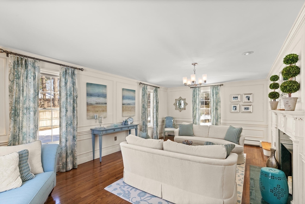 30 Underhill Road Lynnfield, MA 01940 - Photo 27 of 39 a living room with furniture and a fireplace