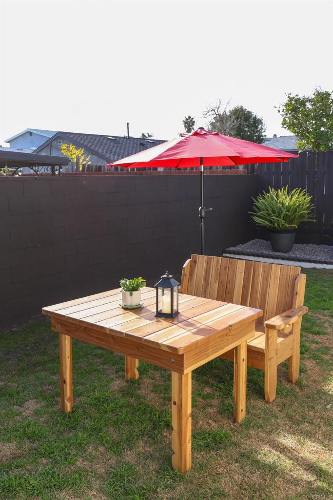 1024 Ransom Street San Diego, CA 92154 - Photo 33 of 41 a backyard of a house with table and chairs