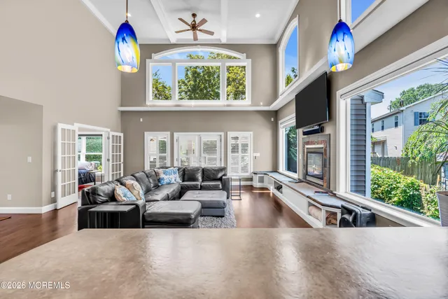 a kitchen with a sink cabinets and window