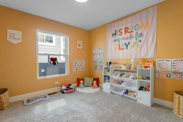 a view of a room with toys