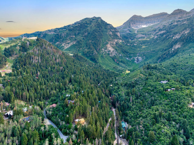 2983 East Ridgetop Road, Unit 27 Provo, UT 84604 - Photo 59 of 63 Expansive mountain landscape with diverse evergreen tree coverage and a distant waterfall feature