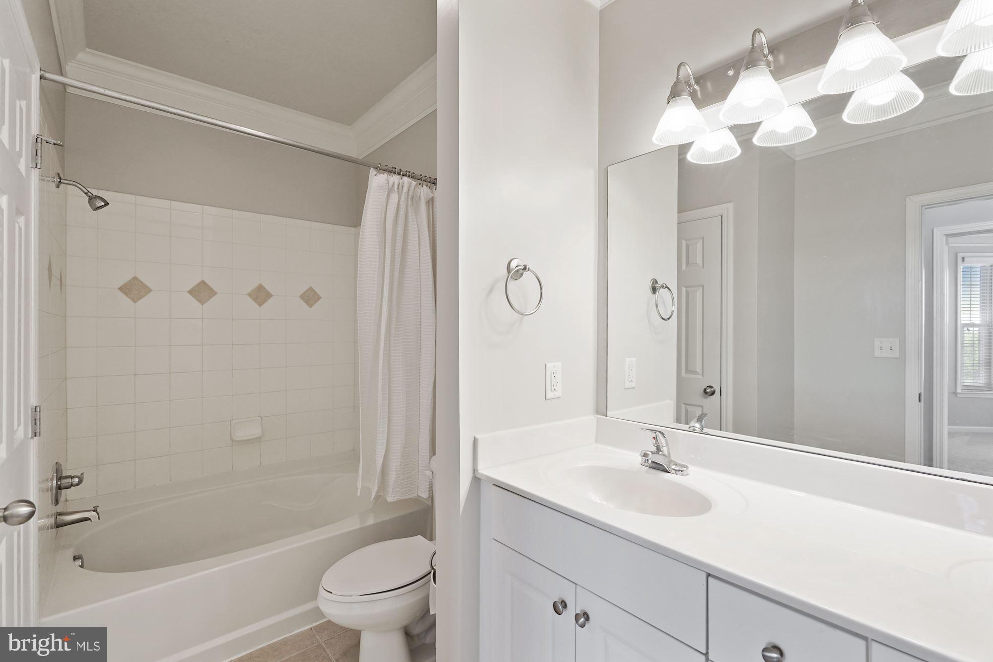 512 Sunset View Terrace Southeast, Unit 406 Leesburg, VA 20175 - Photo 19 of 34 Hall bath with soaking tub