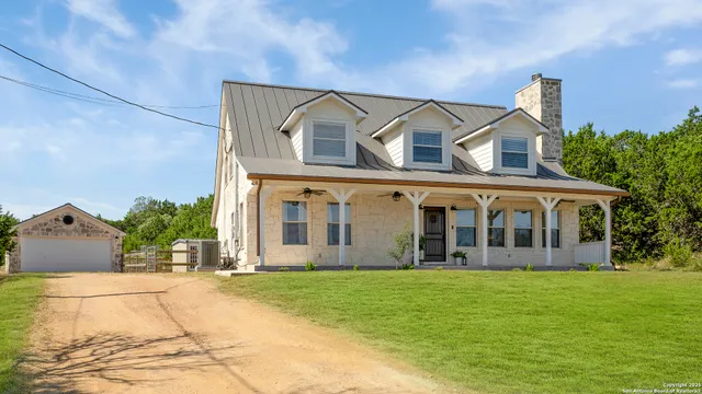 front view of house with a yard