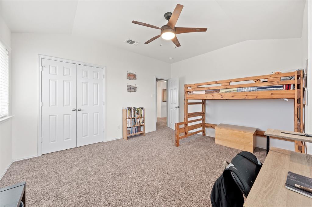5516 Pinery Drive Waco, TX 76708 - Photo 19 of 30 a view of room with stairs and a ceiling fan