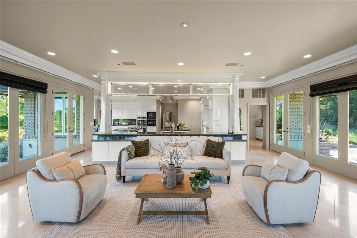 14467 Sobey Road Saratoga, CA 95070 - Photo 15 of 61 a living room with furniture and a large window