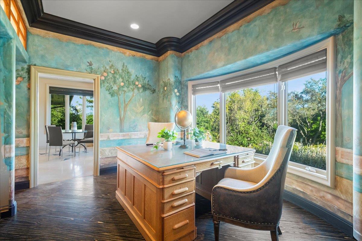 14467 Sobey Road Saratoga, CA 95070 - Photo 20 of 61 a view of a dining room with furniture window and outside view