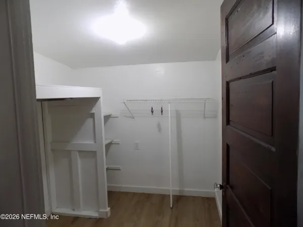 a view of walk in closet