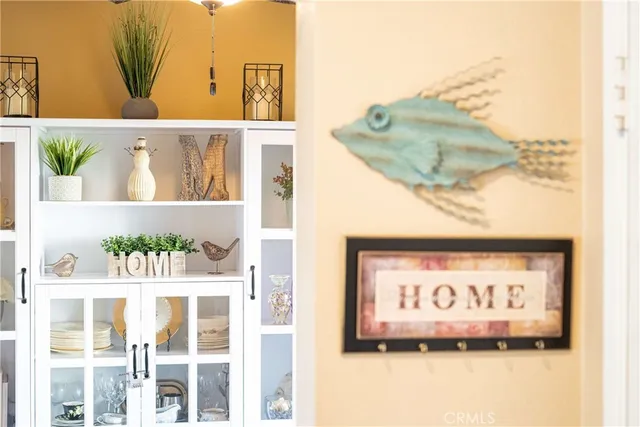 a very nice looking room with a large window