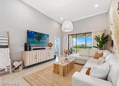 9397 Pocida Court, Unit 203 Naples, FL 34119 - Photo 26 of 32 a living room with furniture and a flat screen tv