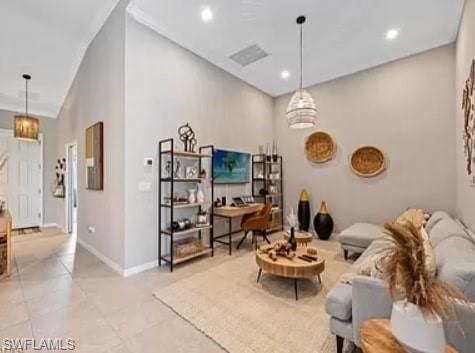 9397 Pocida Court, Unit 203 Naples, FL 34119 - Photo 10 of 32 a living room with furniture and kitchen view