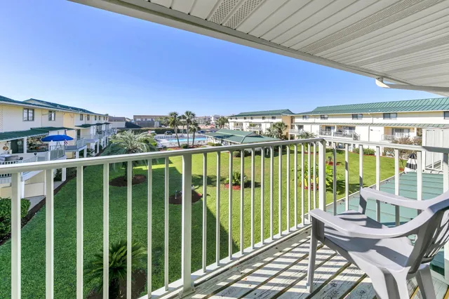 a view of balcony and deck