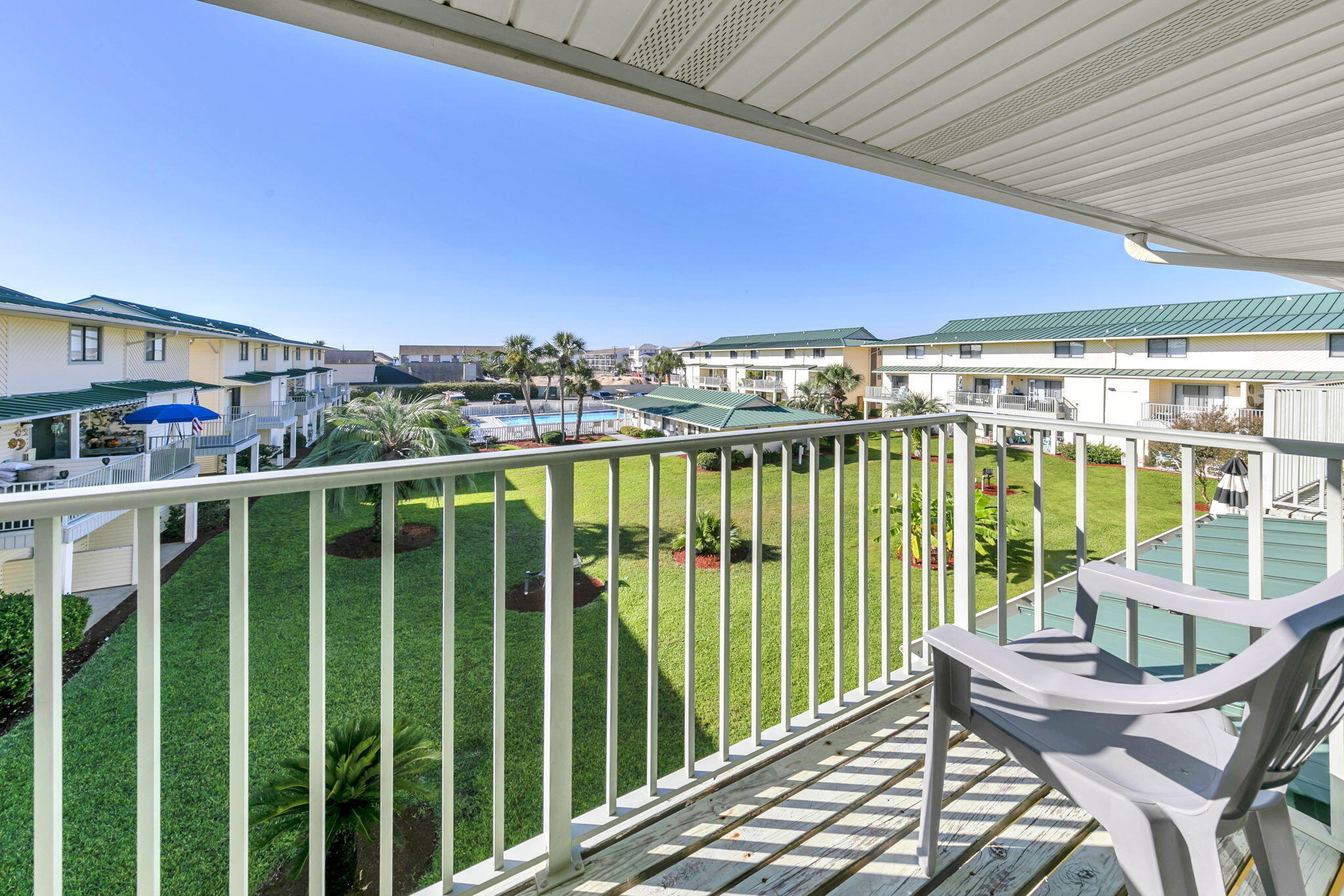 60 Sandprints Drive, Unit C12 Miramar Beach, FL 32550 - Photo 37 of 53 a view of a balcony with lake view and a wooden floor