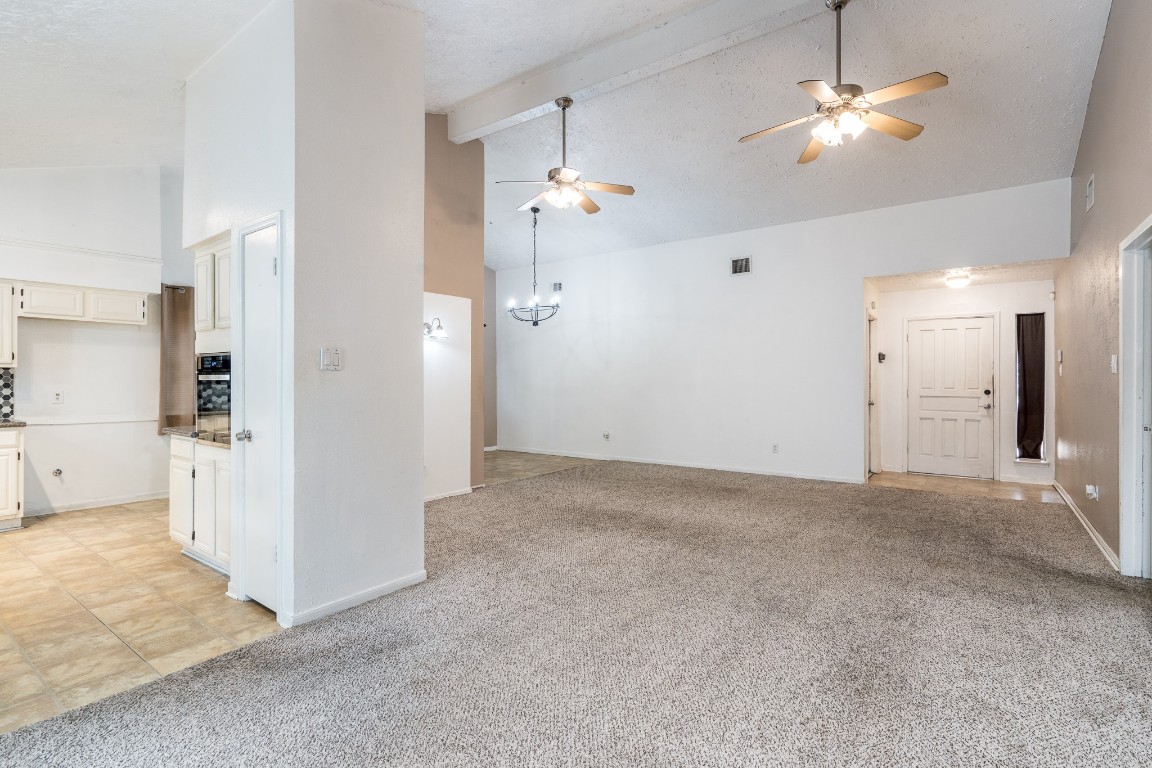 5018 Fitzwater Drive Spring, TX 77373 - Photo 11 of 27 Living room is open to kitchen and dining room.