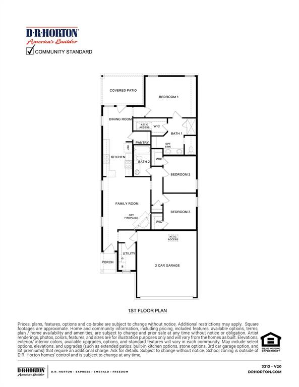 649 Glee Stem Road Lavon, TX 75166 - Photo 2 of 2 Floor plan