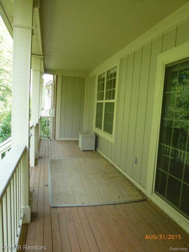 2266 Preserve Lane, Unit 30 Rochester, MI 48309 - Photo 38 of 44 Large Covered Deck Overlooking WoodsCould be screened In