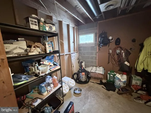 a room with gym equipment